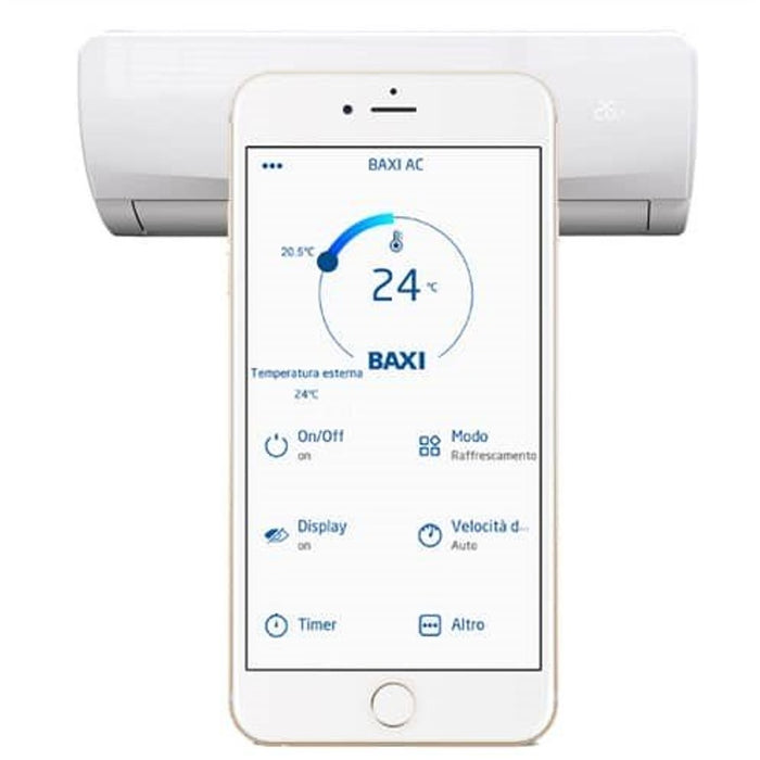 Climatizzatore Condizionatore Baxi Inverter serie ASTRA 24000 Btu JSGNW70 R-32 Wi-Fi Optional - Novità