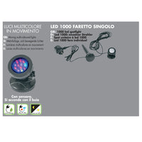 Faretto per laghetto con sensore di accensione sommergibili led 1000