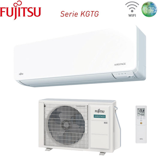 Climatizzatore Condizionatore Fujitsu Inverter serie KG AIRSTAGE 7000 Btu ASEH07KGTG R-32 Wi-Fi Integrato