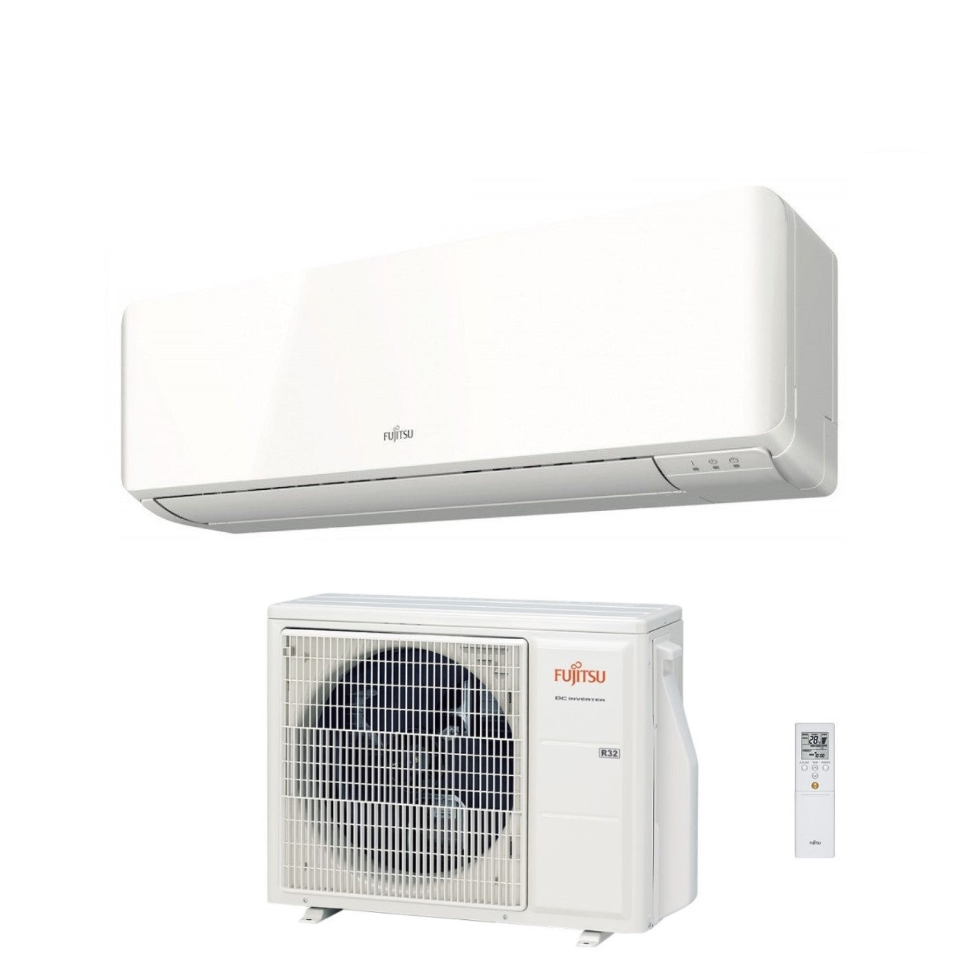 Climatizzatore Condizionatore Fujitsu Inverter serie KM 9000 Btu ASYG09KMCF Codice 3NGF87275 R-32 Wi-Fi Integrato Classe A++/A+