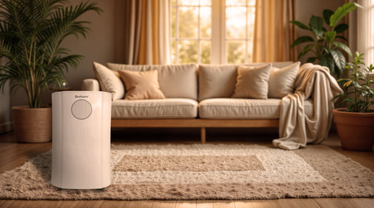 Deumidificatore d'aria Besthem Athea 20L/giorno, serbatoio rimovibile, filtro a carboni attivi