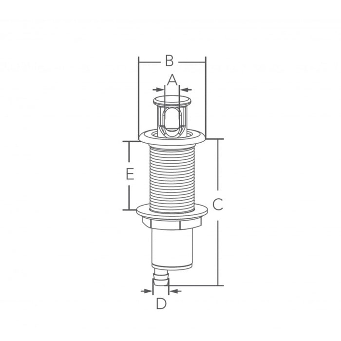 ATTACCO TRAINO SCI INOX