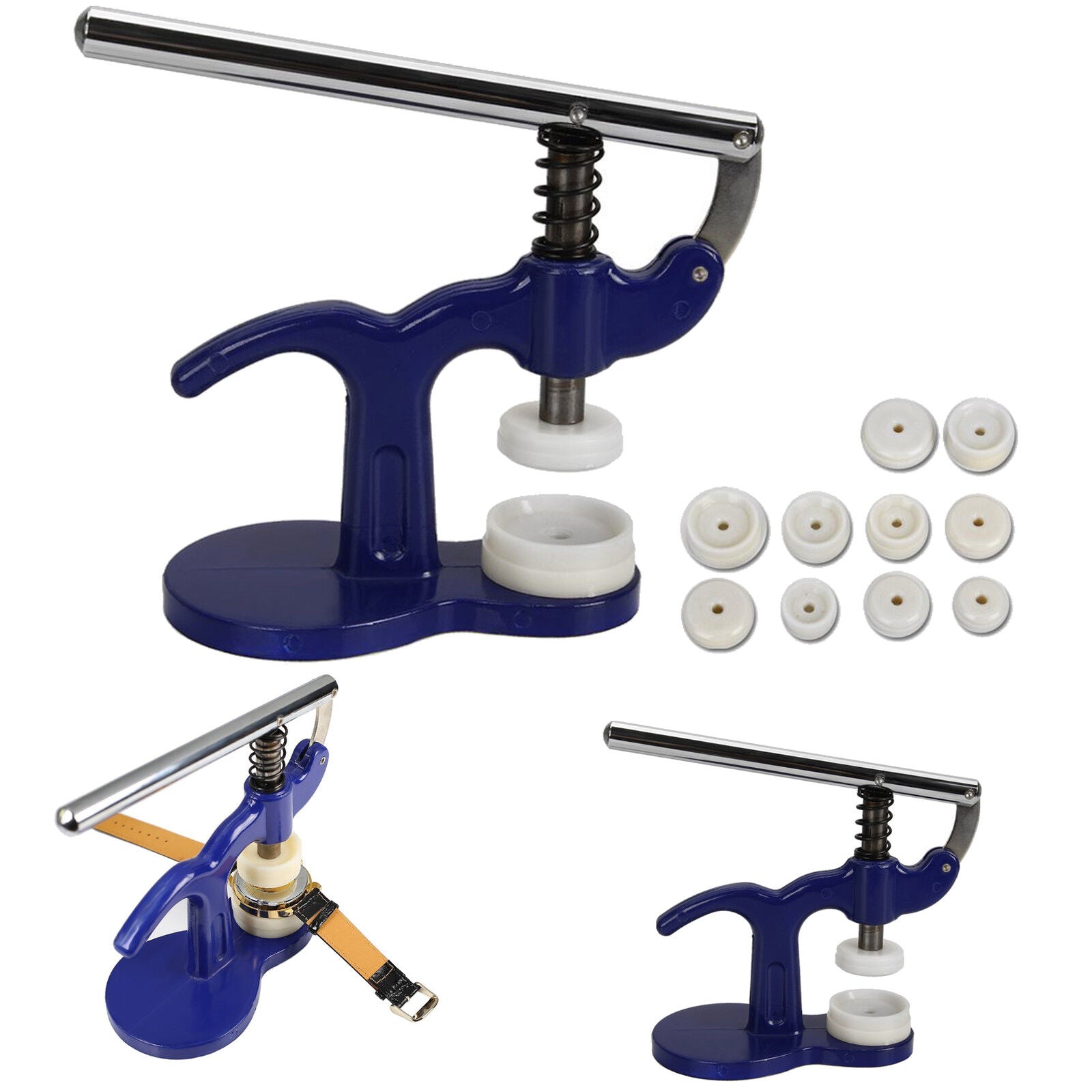 ATTREZZO POTENZA CHIUDI CASSE PIAZZA VETRI OROLOGI 12 TASSELLI RIPARA OROLOGI