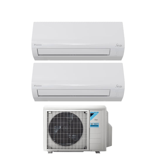 Climatizzatore Condizionatore Daikin Dual Split Inverter serie SIESTA 9+9 con 2AMXF50A R-32 Wi-Fi Integrato 9000+9000