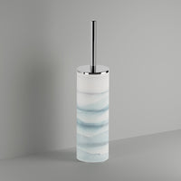 Inda - Scopino bagno da appoggio My Art - Nebula interno bianco