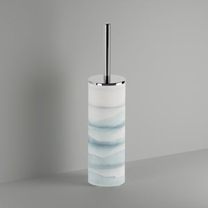 Inda - Scopino bagno da appoggio My Art - Nebula interno bianco