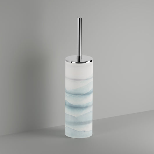 Inda - Scopino bagno da appoggio My Art - Nebula interno bianco