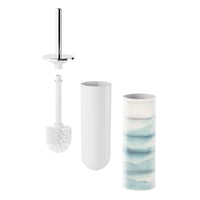 Inda - Scopino bagno da appoggio My Art - Nebula interno bianco