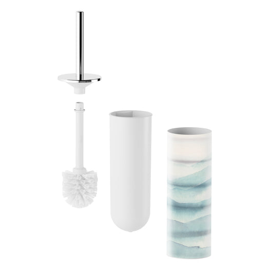 Inda - Scopino bagno da appoggio My Art - Nebula interno bianco