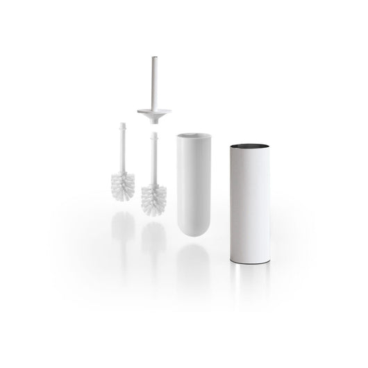 Inda - Portascopino da parete/da appoggio My Love bianco opaco