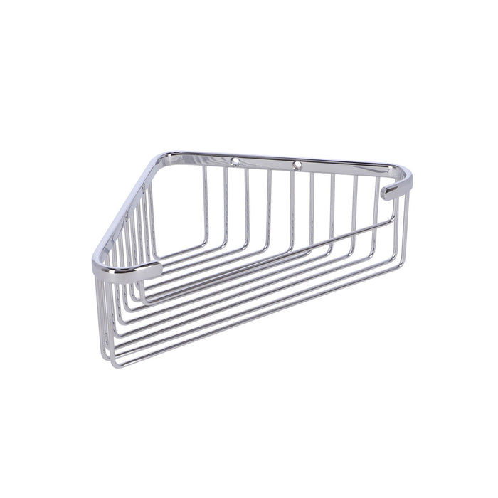 Inda - Cestino portaoggetti doccia angolare cromo lucido