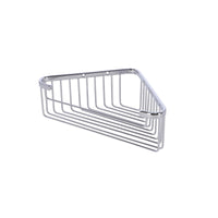 Inda - Cestino portaoggetti doccia angolare cromo lucido