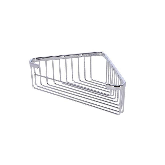 Inda - Cestino portaoggetti doccia angolare cromo lucido