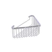 Inda - Cestino portaoggetti doccia angolare cromo lucido