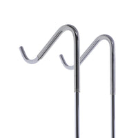 Inda - Cestino portaoggetti doccia doppio appendibile in ottone cromato