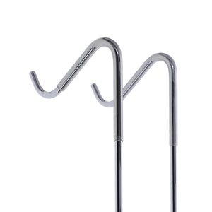 Inda - Cestino portaoggetti doccia doppio appendibile in ottone cromato