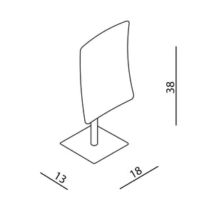 Inda - Specchio ingranditore 3X da appoggio regolabile