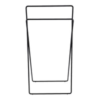 Inda - Piantana con 2 porta asciugamani in ottone nero