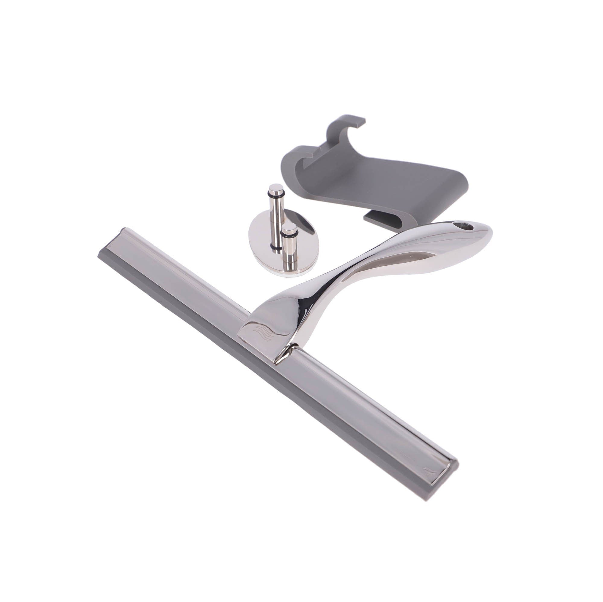 Inda - Tergivetro in acciaio lucido da parete e da vetro