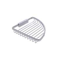 Inda - Cestino portaoggetti L.19 H.4 cm angolare sganciabile ottone cromato