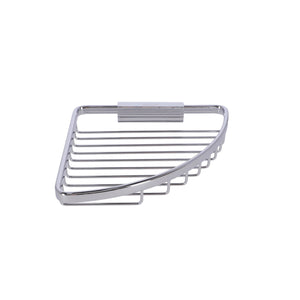 Inda - Cestino portaoggetti L.19 H.4 cm angolare sganciabile ottone cromato