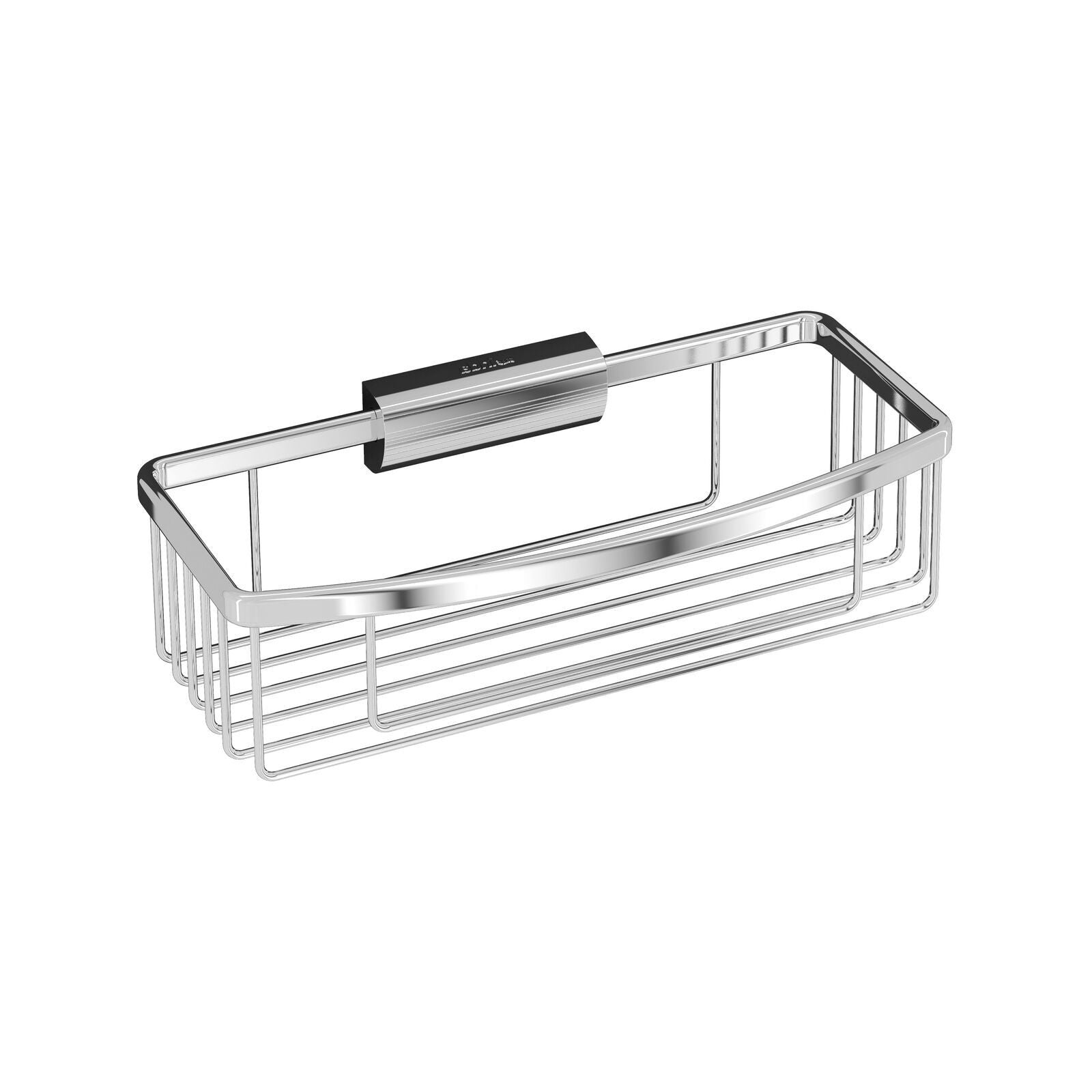 Inda - Cestino portaoggetti L.26 H.8 cm sganciabile alto in ottone cromato