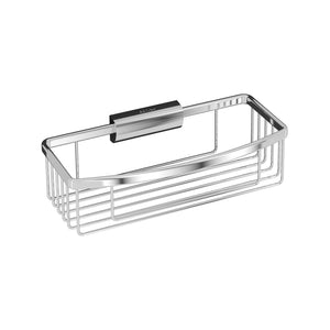 Inda - Cestino portaoggetti L.26 H.8 cm sganciabile alto in ottone cromato