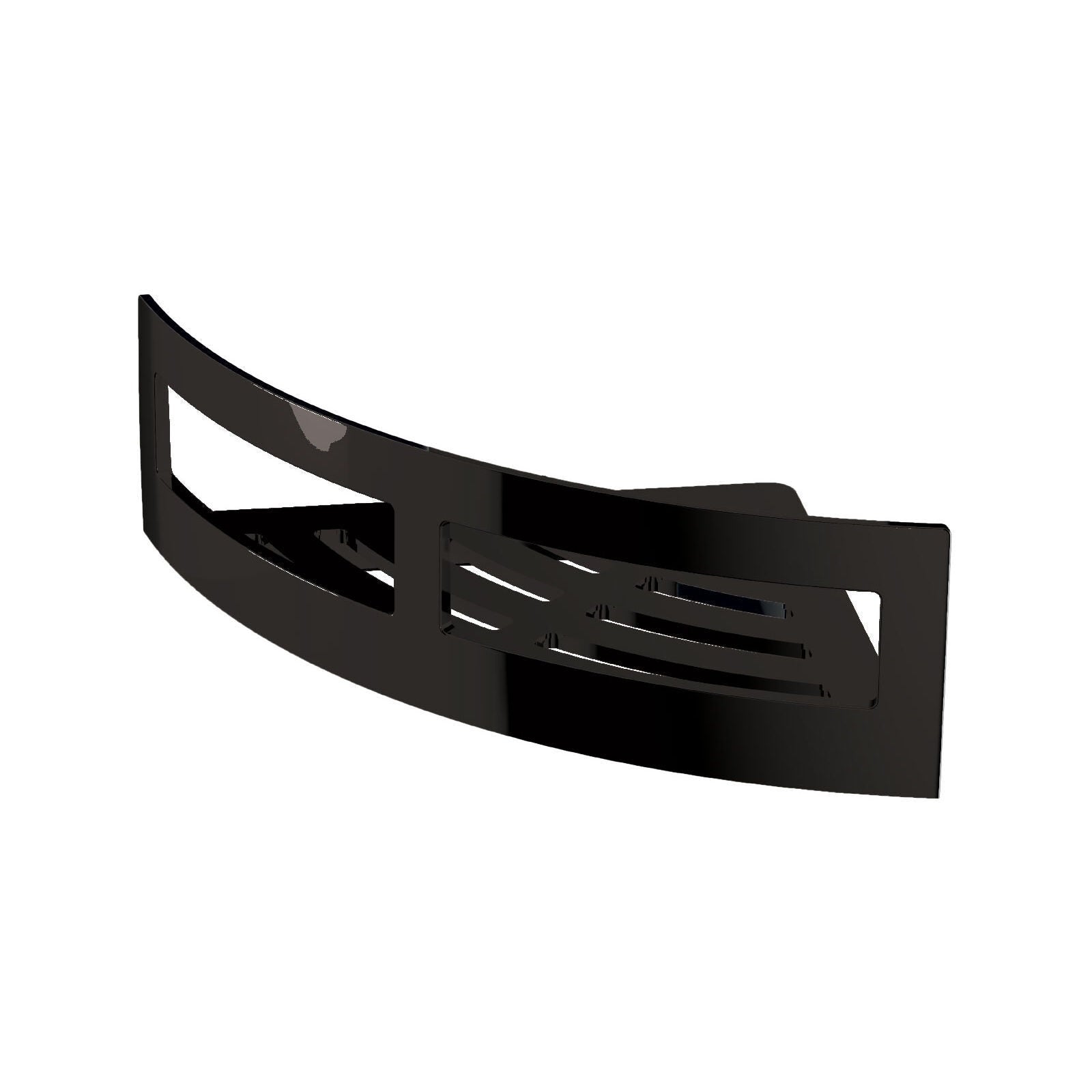 Inda - Cestino portaoggetti L.18 H.8 cm angolare nero