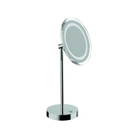 Inda - Specchio ingranditore 3x tondo con luce LED da appoggio, My Mirror