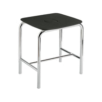 Inda - Sgabello con seduta in ABS in nero