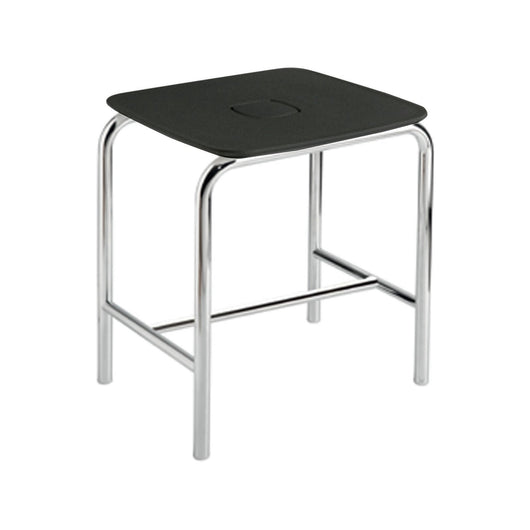 Inda - Sgabello con seduta in ABS in nero