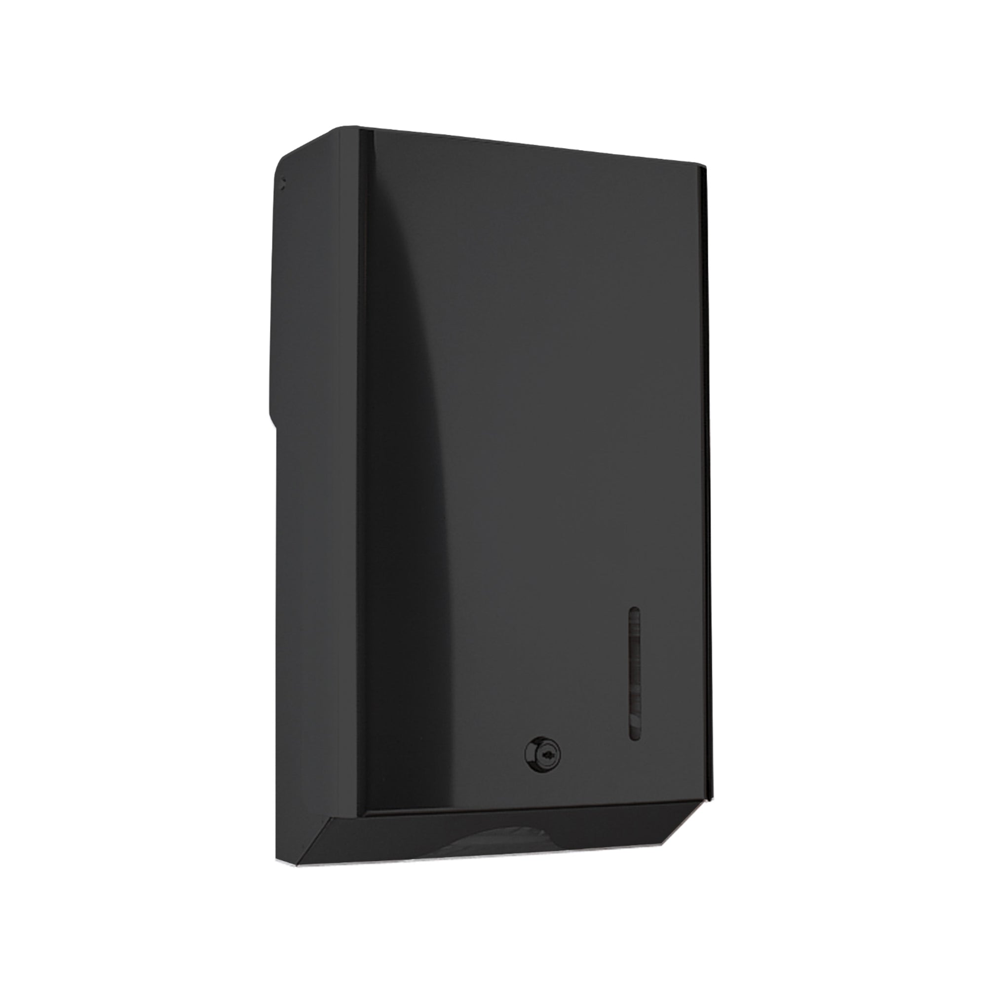 Inda - Distributore a parete per carta a pacchetto nero