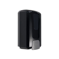 Inda - Dispenser sapone a parete in ABS nero 1,20 Lt