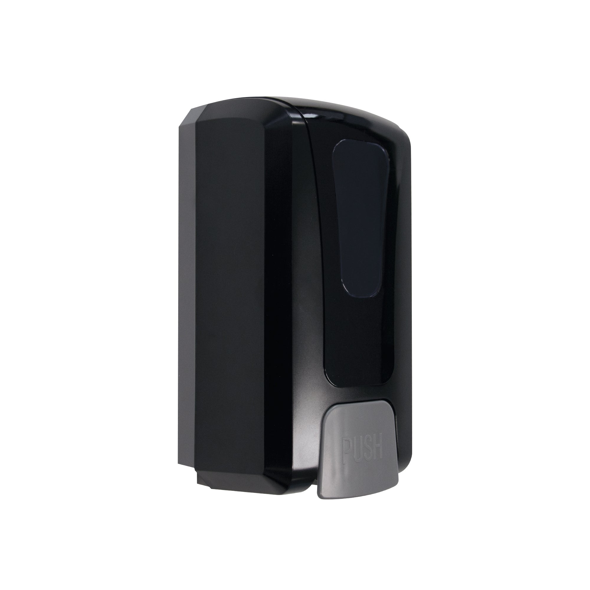 Inda - Dispenser sapone a parete in ABS nero 1,20 Lt