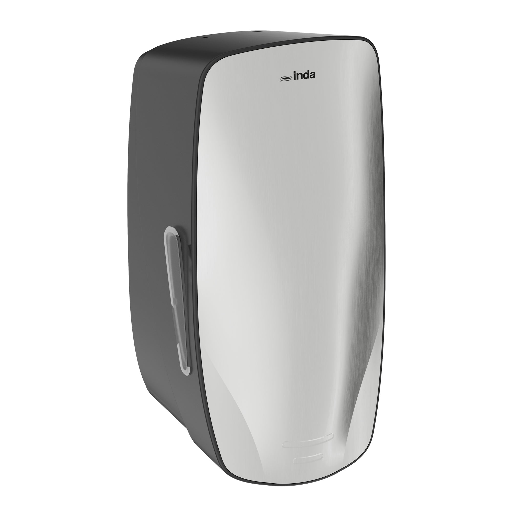 Inda - Dispenser sapone a muro per sapone liquido acciaio spazzolato