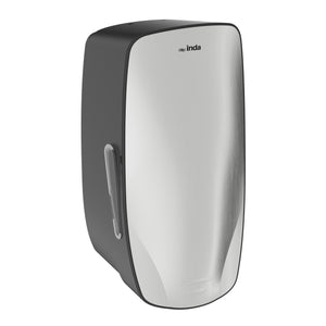 Inda - Dispenser sapone a muro per sapone liquido acciaio spazzolato