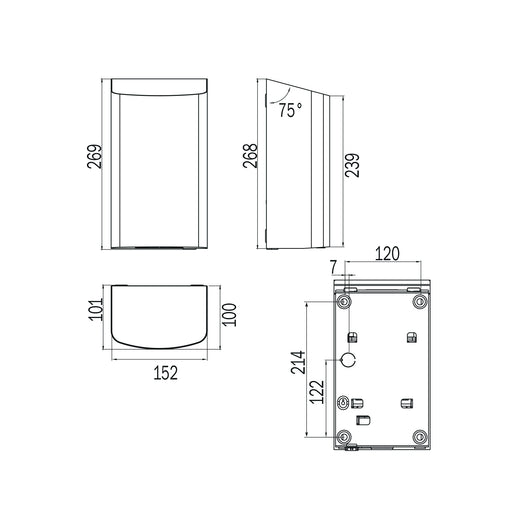 Inda - Asciugamani elettrico alta potenza con termostato di sicurezza argento