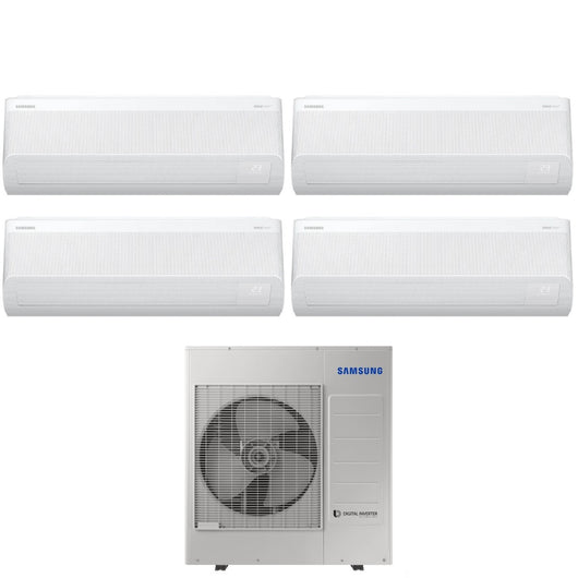 Climatizzatore Condizionatore Samsung Quadri Split Inverter serie WINDFREE AVANT S2 7+9+9+18 con AJ100TXJ5KG R-32 Wi-Fi Integrato 7000+9000+9000+18000
