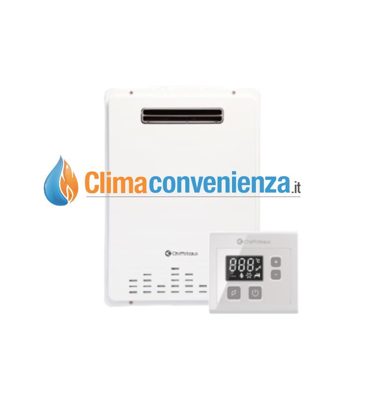 Scaldabagno a Gas Chaffoteaux Avenir Plus LNX Outdoor 16 litri low NOx GPL