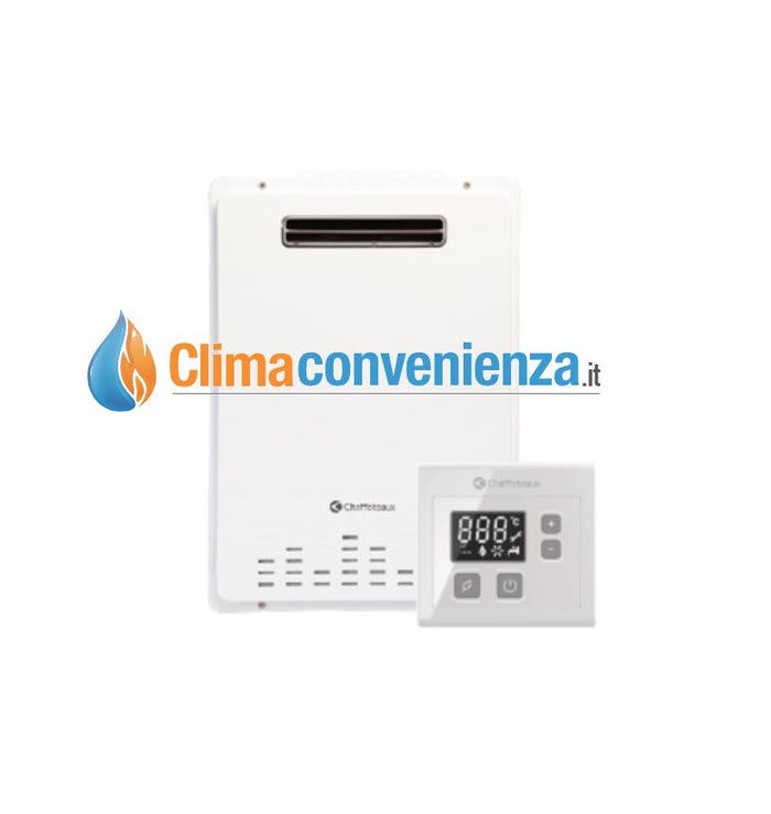 Scaldabagno a Gas Chaffoteaux Avenir Plus LNX Outdoor 16 litri low NOx GPL