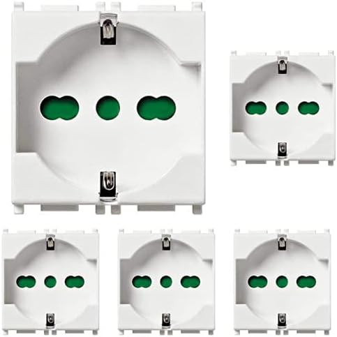 Vimar plana presa schuko bivalente bipasso standard tedesco italiano 14210 pezzi 5