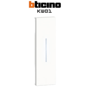 Cover illuminabile bticino 1 modulo varie finiture di colore *** colore bianco, confezione 1