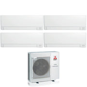 Climatizzatore Condizionatore Mitsubishi Electric Quadri Split Inverter Linea Plus serie MSZ-AY 9+9+9+12 con MXZ-4F72VF R-32 Wi-Fi Integrato 9000+9000+9000+12000