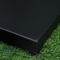 Base per Ombrellone Quadrata da 18kg per Pali da Ø3/3.5/3.8 cm, 45x45x39 cm, Nero