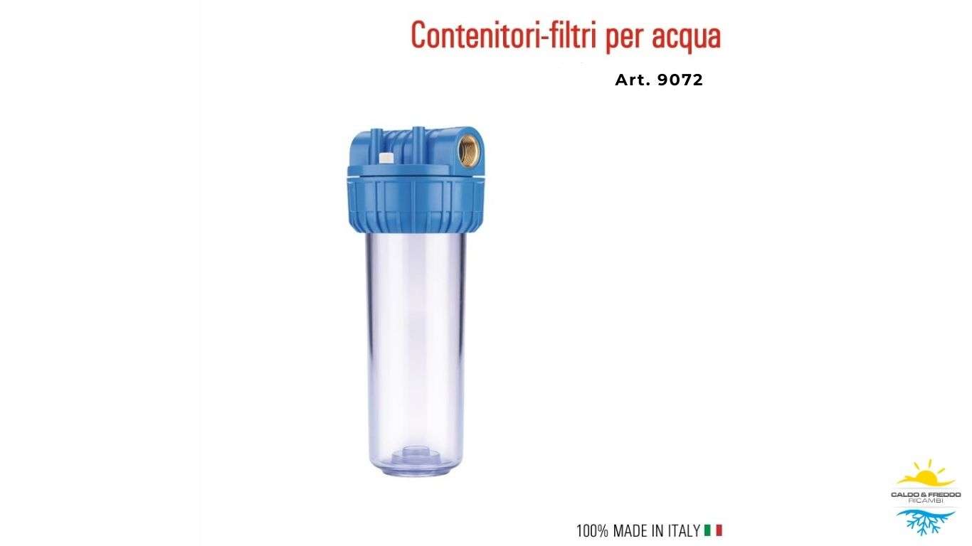 Contenitore per filtro a cartuccia attacco 3/4"