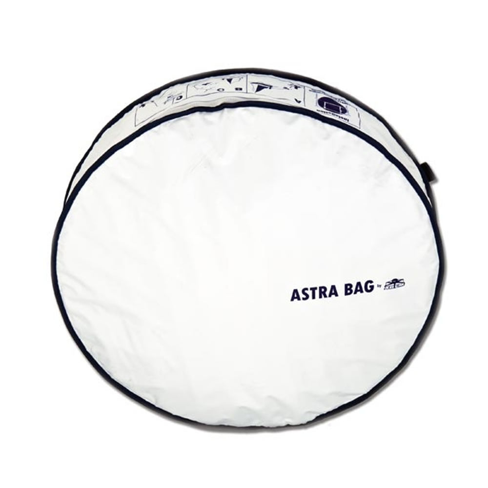 Sacca per salvagente anulare omologato imbottito in pvc