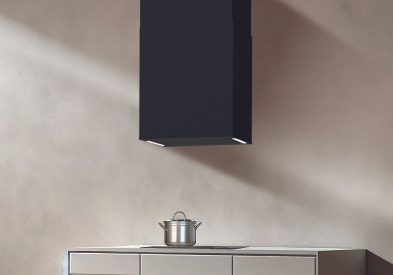 CAPPA GINZA PARETE cm 60 - Nera - 800 m3/h