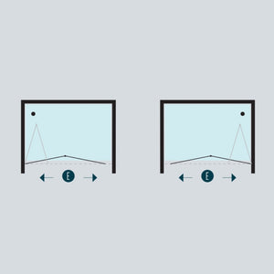 Porta doccia a soffietto book cristallo temprato profilo bianco bianco *** misure 86-90xh190 cm trasparente, confezio...