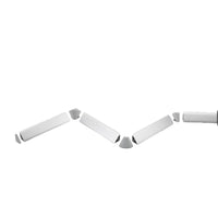 Accessori alzatina triangolare colore grigio alluminio