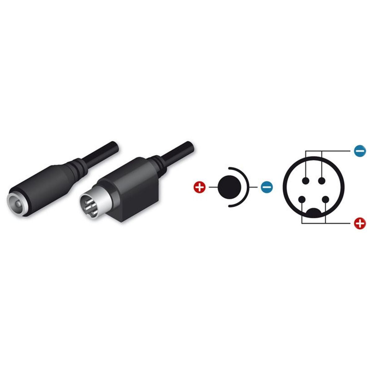 Adattatore 12v DC per Dvr Hikvision Safire